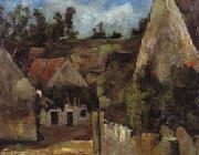 Paul Cezanne Crossroad of the rue Remy China oil painting reproduction